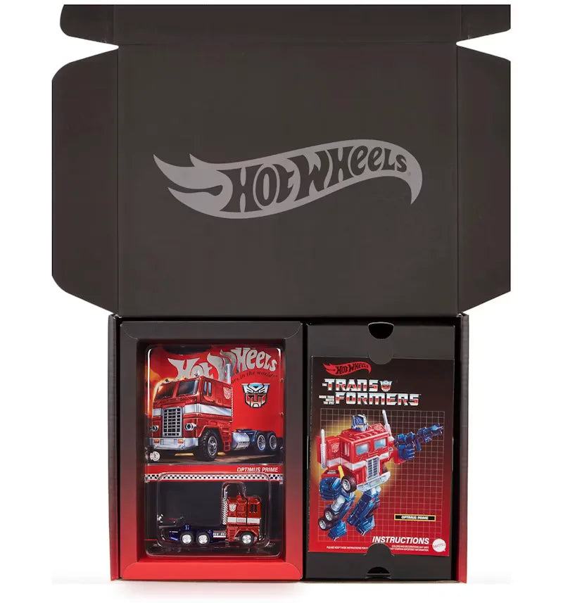 Hot Wheels Transformers Optimus Prime Action Figure - vue 360