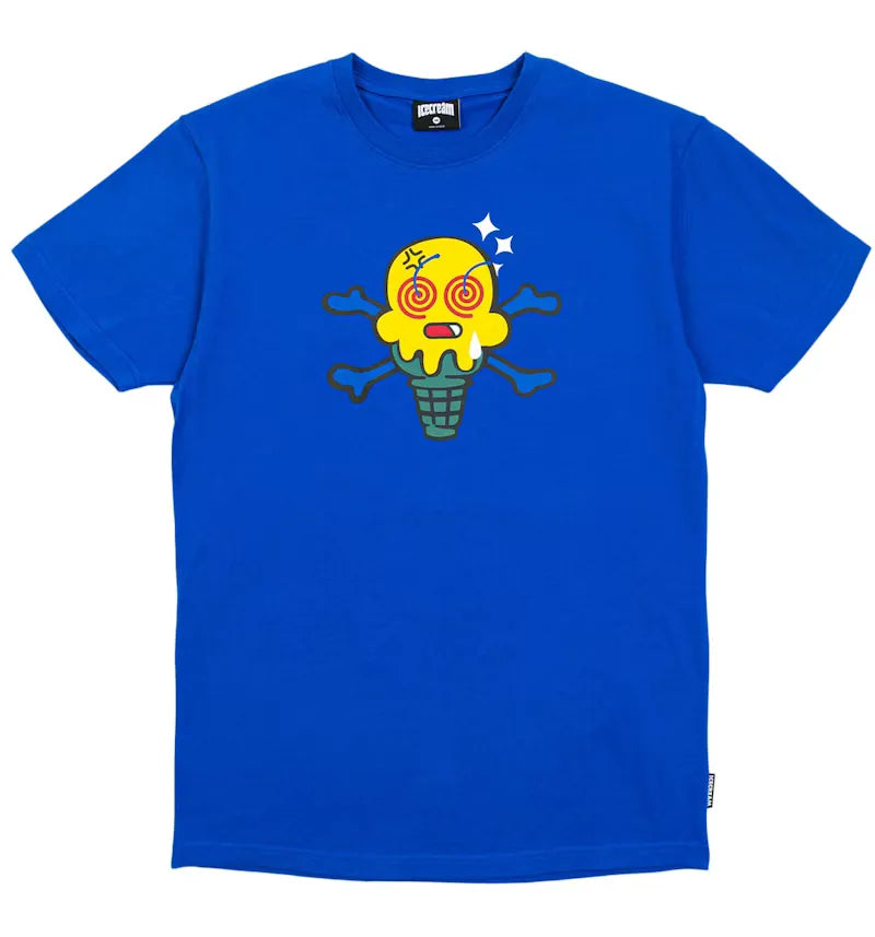Ice Cream Wasted Tee Blue - vue 360
