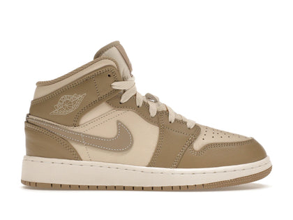 Jordan 1 Mid Legend Brown (GS) - authentic Jordan sneakers