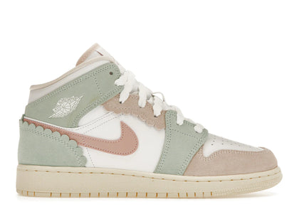 Jordan 1 Mid SE Pink Oxford (GS) - authentic Jordan sneakers