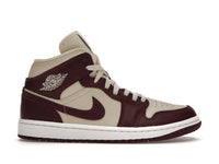 Jordan 1 Mid SE Split Beach Cherrywood Red (Women's)