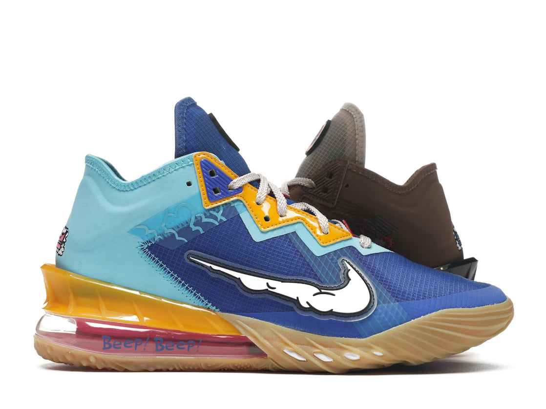 Nike LeBron 18 Low Wile E. vs. Roadrunner Space Jam