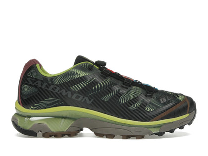 Salomon XT-4 OG Rave at Dawn Black Dark Citron - authentic Salomon sneakers