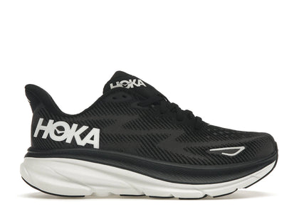 Hoka One One Clifton 9 Black White (Women's) - authentic Hoka One One sneakers