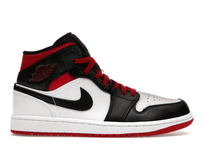 Jordan 1 Mid Gym Red Black Toe - authentic Jordan sneakers