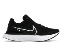 Nike React Infinity Run Flyknit 3 Black White (Women's)