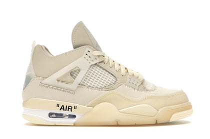 Jordan 4 Retro Off-White Sail (Women's) - authentic Jordan sneakers