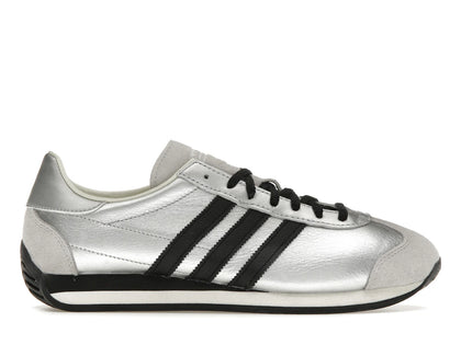 adidas Country OG Silver Metallic Black (Women's) - authentic adidas sneakers