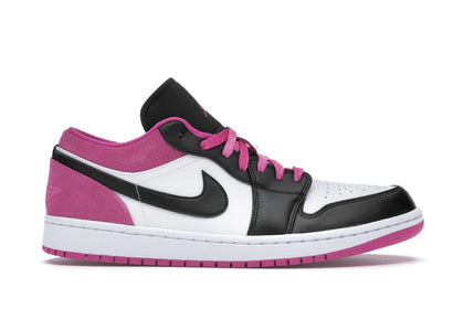Jordan 1 Low Black Active Fuchsia - authentic Jordan sneakers