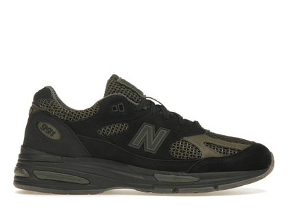New Balance 991v2 MiUK Stone Island Black - authentic New Balance sneakers