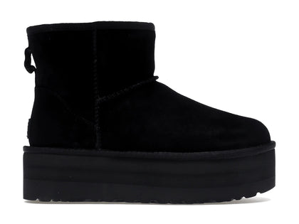UGG Classic Mini Platform Boot Black (Women's) - authentic UGG sneakers