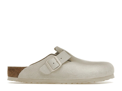 Birkenstock Boston Antique White Suede - authentic Birkenstock sneakers