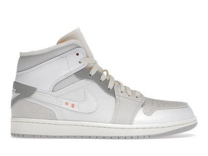 Jordan 1 Mid SE Craft Inside Out White Grey - authentic Jordan sneakers