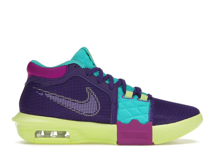 Nike LeBron Witness 8 Field Purple Dusty Cactus - authentic Nike sneakers