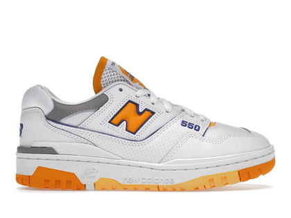 New Balance 550 White Vibrant Orange - authentic New Balance sneakers