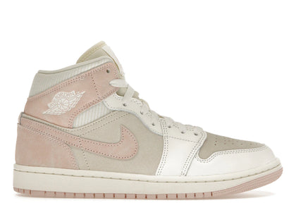 Jordan 1 Mid SE Seersucker (Women's) - authentic Jordan sneakers