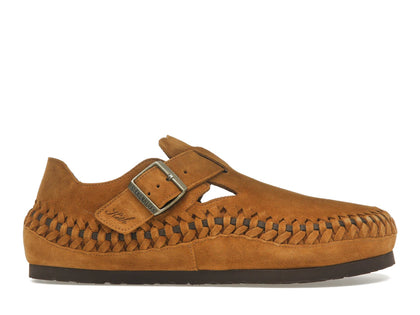 Birkenstock London Braided Shearling Kith Mink - authentic Birkenstock sneakers
