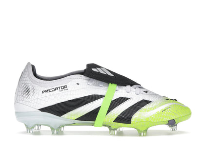 adidas Predator Pro Fold-Over Tongue FG Cloud White Core Black Lucid Lemon - authentic adidas sneakers