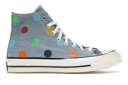 Converse Chuck Taylor All Star 70 Hi Golf Wang Denim Polka Dots - authentic Converse sneakers