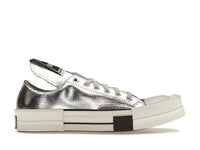 Converse TURBODRK Chuck Taylor All Star 70 Ox Rick Owens DRKSHDW Silver White