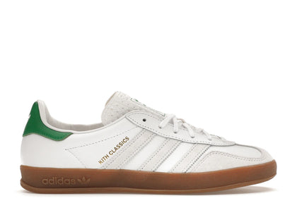adidas Gazelle Indoor Kith Classics White Green - authentic adidas sneakers