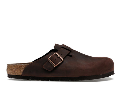 Birkenstock Boston Soft Footbed Oiled Leather Habana Brown - authentic Birkenstock sneakers