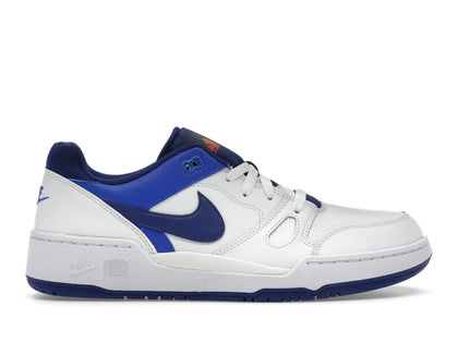 Nike Full Force Low Summit White Racer Blue Deep Royal Blue - authentic Nike sneakers
