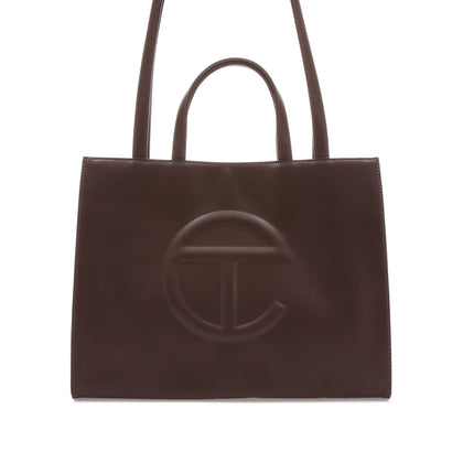 Telfar Shopping Bag Medium Chocolate - authentic Telfar product