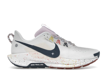 Nike React Pegasus Trail 5 Summit White Football Grey Pink Foam Armory Navy - authentic Nike sneakers