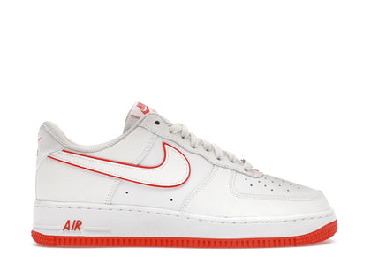 Nike Air Force 1 Low '07 White Picante Red - authentic Nike sneakers