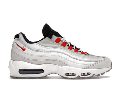 Nike Air Max 95 Light Bone Habanero Red