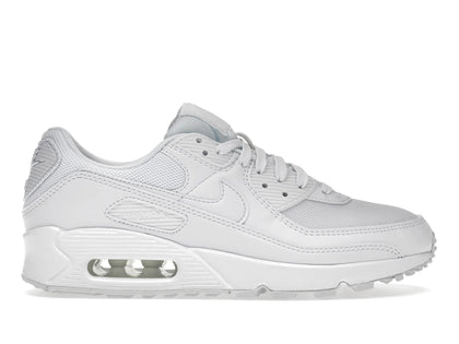 Nike Air Max 90 Triple White (2022) (Women's) - authentic Nike sneakers