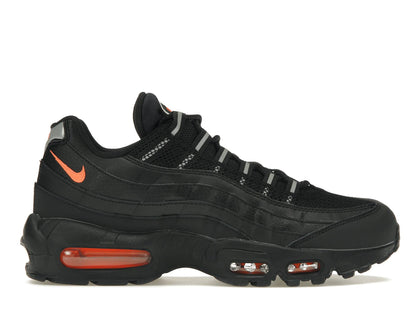 Nike Air Max 95 Black Total Orange - authentic Nike sneakers