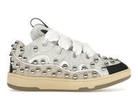 Lanvin Studded Leather Curb Sneaker White (Women's)