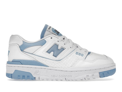 New Balance 550 UNC White Dusk Blue (Women's) - authentic New Balance sneakers