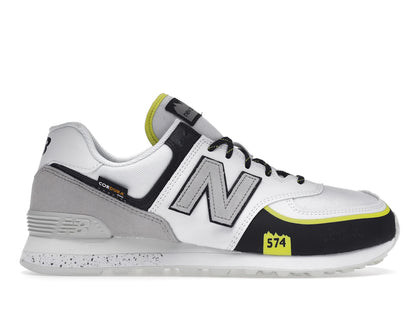 New Balance 574 All Terrain White Lime Black - authentic New Balance sneakers
