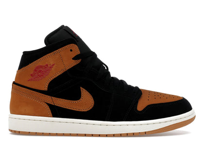 Jordan 1 Mid SE Black Flax - authentic Jordan sneakers