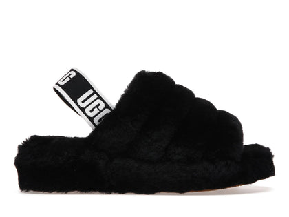 UGG Fluff Yeah Slide Black (Women's) - authentic UGG sneakers