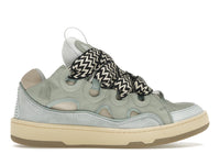 Lanvin Leather Curb Sneaker Light Blue
