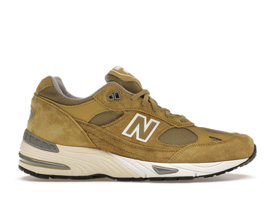 New Balance 991 MiUK Green Moss Cloud Cream