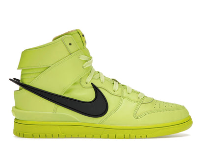 Nike Dunk High AMBUSH Flash Lime - authentic Nike sneakers