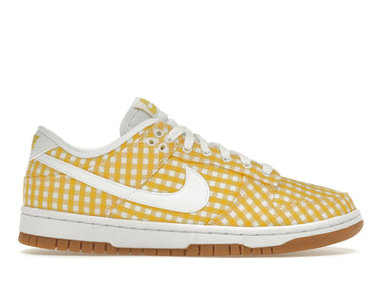 Nike Dunk Low Yellow Gingham (Women's) - authentic Nike sneakers