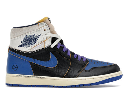Jordan 1 Retro High OG SP Fragment x Union LA Sport Royal - authentic Jordan sneakers