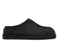 Kith Kithmas Monogram Shearling Slippers Black