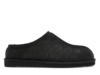 Kith Kithmas Monogram Shearling Slippers Black - authentic Kith sneakers