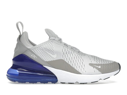 Nike Air Max 270 Vast Grey Racer Blue - authentic Nike sneakers