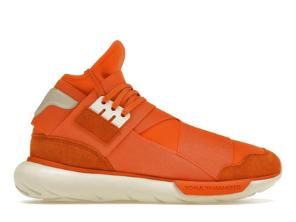 adidas Y-3 Qasa High Orange Orange Cream White - authentic adidas sneakers
