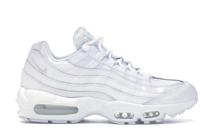 Nike Air Max 95 Triple White (Women's) - authentic Nike sneakers