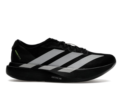 adidas Adizero Evo SL Black Silver Metallic Signal Green - authentic adidas sneakers
