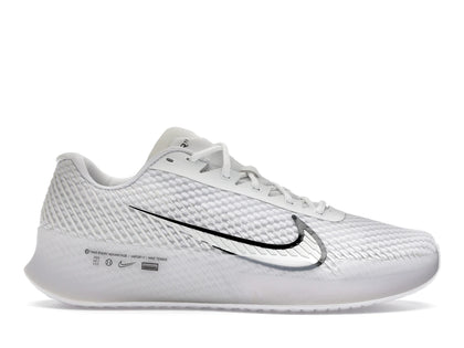 Nike Court Air Zoom Vapor 11 HC White Black - authentic Nike sneakers